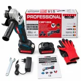 * GERMAN MEISTER * 48V Flex Polizor unghiular 125mm cu 2 acumulatori, 10.000rpm Campion Professional CMP1868
