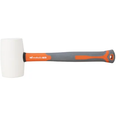 Ciocan Cauciuc Alb Coada Fibra Sticla PLUS 0.25 kg