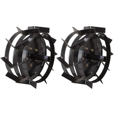 Set Roti Metalice Cu Manicot 350 mm pt. Motosapa Si Motocultor Evotools 676123