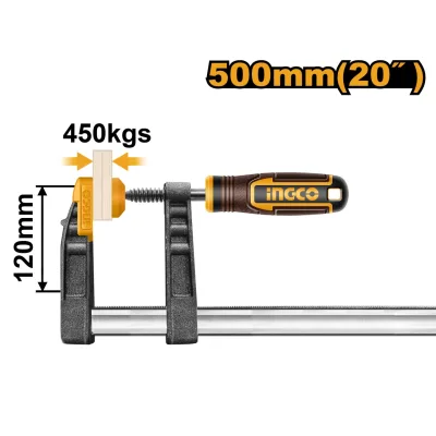 Presa Fixare Tip F 120x500mm INGCO HFC021202