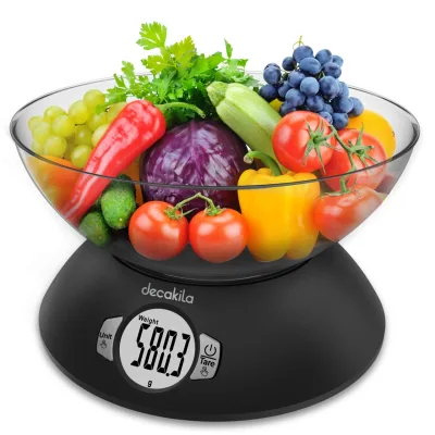 Cantar Masa cu Bol Sticla 5kg Decakila KMTT012B