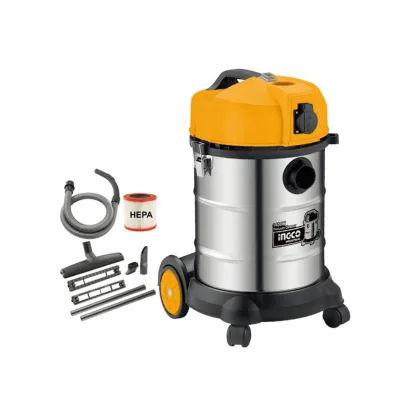 Aspirator 30L Industrial 1400W, 1.9CBM/Min Ingco VC14301