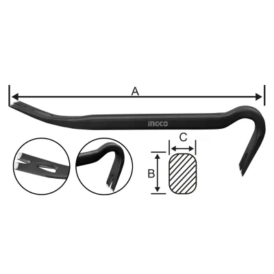 Ranga 14'' (350mm) INGCO HWBA01142