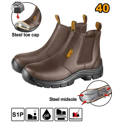 Ghete Protectie Maro cu Varf Talpa Metalica 40 INGCO SSH08S1P.40