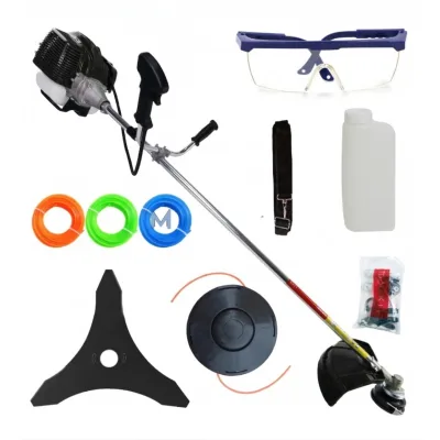 *OFERTA* Motocoasa benzina 2T 7.8cp, 52cmc, 12000rpm, accesorii incluse, Campion CMP1553
