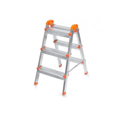 Scara pliabila din otel 3+3 trepte, 64cm inaltime, 120kg, 3.8kg R3.3S