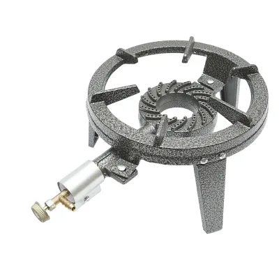Arzator Pirostie pentru Ceaun cu gaz, 6500w, 450g/h, 335x85x350mm, din Fonta, popan-butan, gpl, Campion model PROFESSIONAL CMP1661
