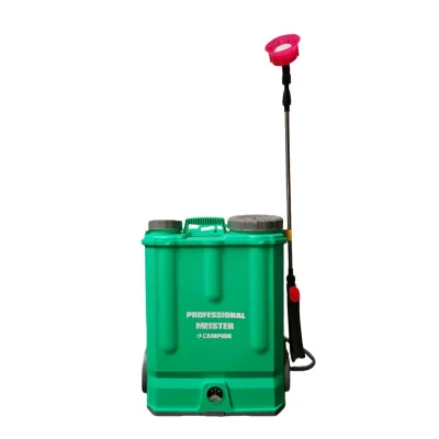 Pompa de Stropit Electrica pe Baterie cu Acumulator CMP1760, 12L, 12V, Presiune 2-4 Bar, Autonomie pana la 4 Ore, Lance Telescopica Inox, Duze Multiple, Incarcator Inclus, Sistem Purtare Ergonomic