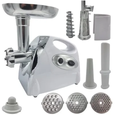 MASINA DE TOCAT CARNE ELECTRICA 3000W, MULTIFUNCTIONALA 4 IN 1, CU INVERSOR, 3 SITE INOX (5/7/9MM), ACCESORIU ROSII, PALNIE CARNATI, PLATOU INOX, PROFESSIONAL CAMPION CMP0802