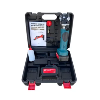 Masina de tuns oi, Campion CMP1556, 1000W, cu 2 acumulatori 48V, 6000mAh, fara fir, accesorii incluse, valiza de transport, CAMPION CMP1556B