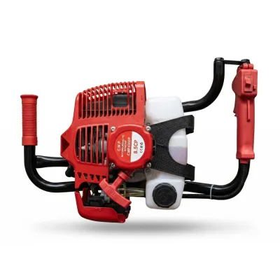 Motoburghiu pe benzina 8.5CP, motor 2 timpi 58cc, 9200rpm, burghie 100-300mm, adancime 800mm, rezervor 1.2L, Campion CMP4350P