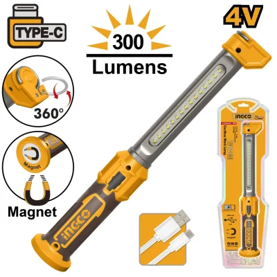 Lanterna Auto USB-C 3.5W 300lm Acumulator Li-Polymer Magnet si Carlig HWLI043006