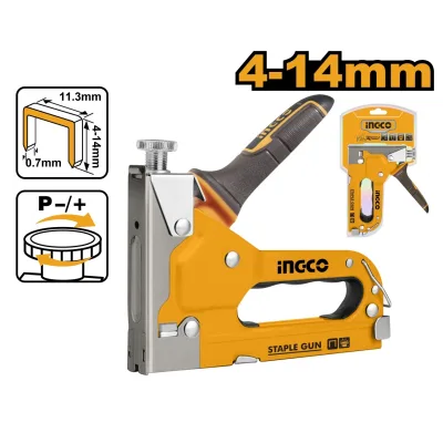 Capsator Tapiterie HSG14018 – Reglaj Forta, Capse 4-14mm, Sarma 0.7mm, Crown 11.3mm, Capsator Manual Profesional