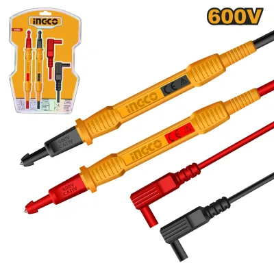 Set Cabluri Testare HTL31001 – CAT III 1000V, Lungime 100 cm, Sonde 150 mm, Compatibile Multimetre si Clampmetre Profesionale