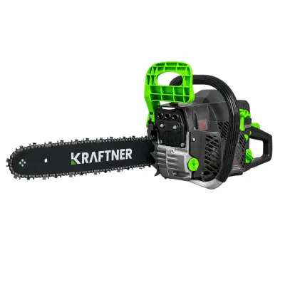 Drujba pe benzina 8.3cp, 58cc, 11.000rpm, 400mm, ungere automata, maner anti-vibratii, pornire easy-start, KRAFTNER KF-8800