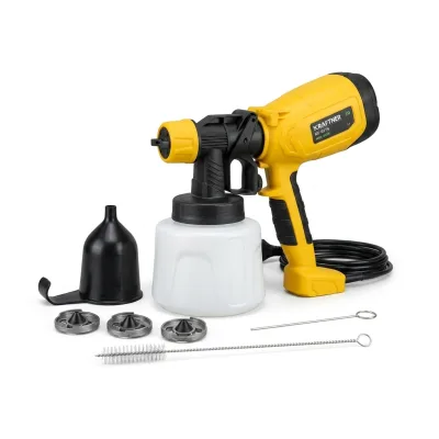 Pistol de vopsit 800w, 1400ml, 4 duze, 32000rpm, 650ml/min, putere variabila KRAFTNER KF-9174