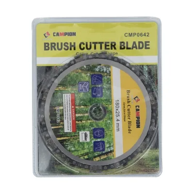 Disc cu lant pentru lemn Campion CMP0642, diametru 180 mm, adaptor pentru polizor unghiular, taiere si sculptare, argintiu