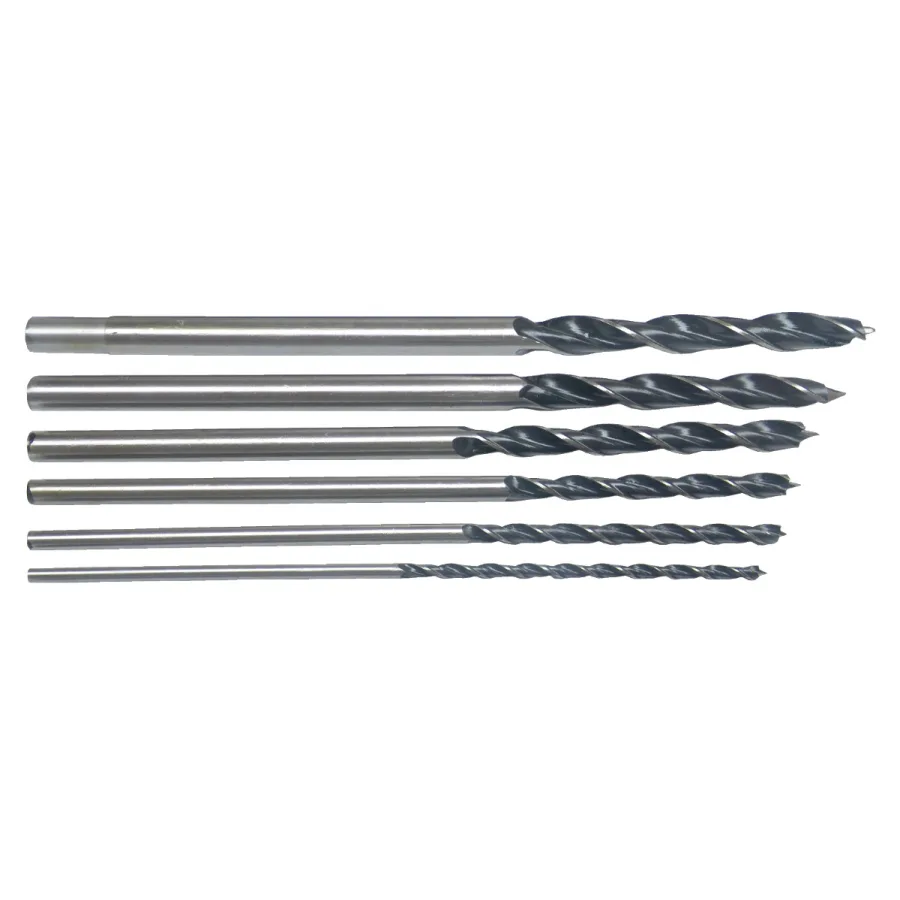 SET x6 Burghiu Lemn Coada Lunga ETS 6-8-10-12-13-14 mm