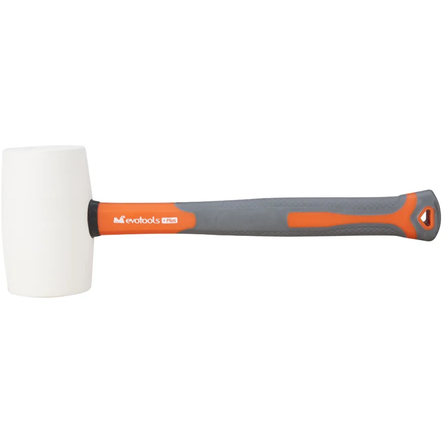 Ciocan Cauciuc Alb Coada Fibra Sticla PLUS 0.25 kg