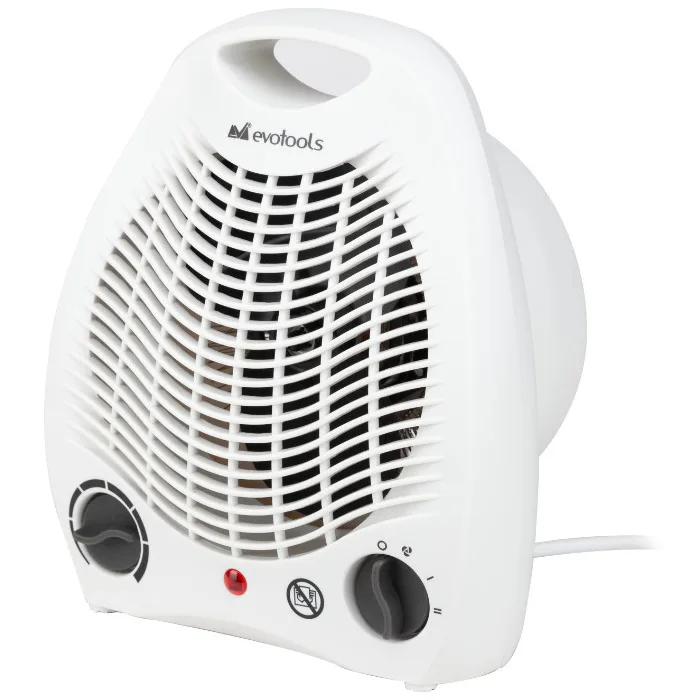 Aeroterma Electrica 2000W, 130 m³/h, 3 trepte, 20m² Evotools 681914
