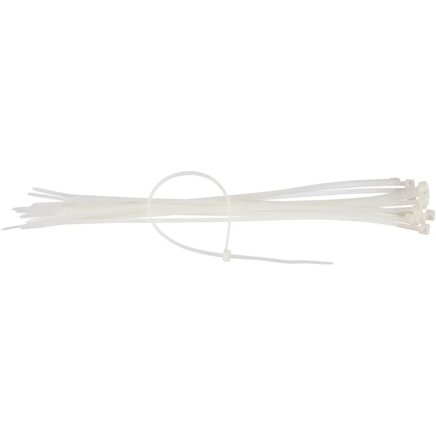 Fasete Colier Plastic 3.6 x 250 mm, 100buc/set Evotools 679368