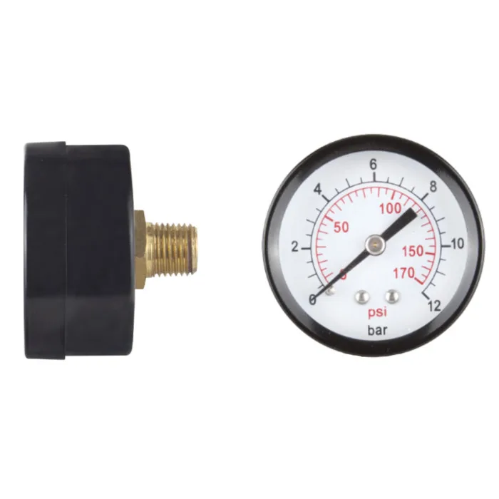Manometru Pentru Apa Axial 0-12 bar, 1/4 inch Evotools 672105