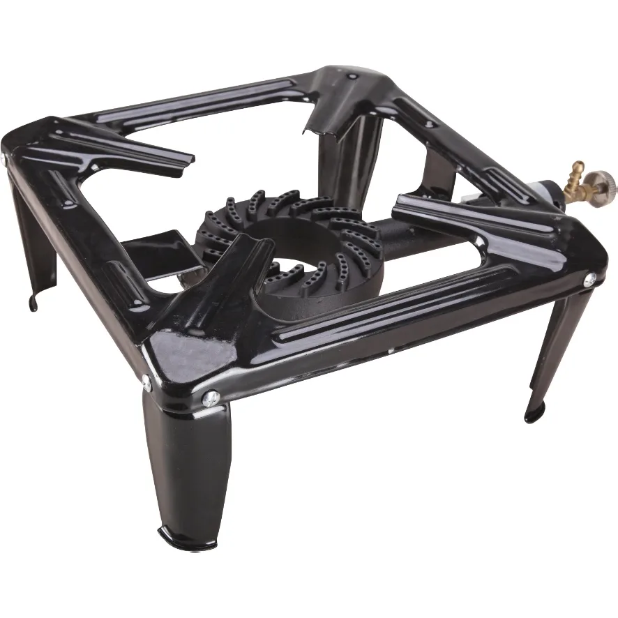 Arzator Gaz Pirostrie Patrat 4 kW, robinet alama, rezistenta 30kg, Evotools 681482