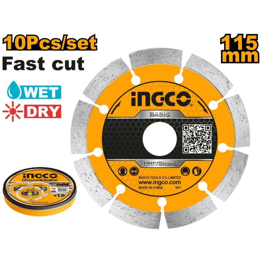Disc Diamantat Intrerupt 230mm INGCO DMD012302M