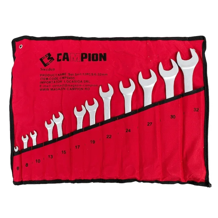 SET SORT CHEI COMBINATE 6-32 MM, 12 PIESE CAMPION CMP-0495