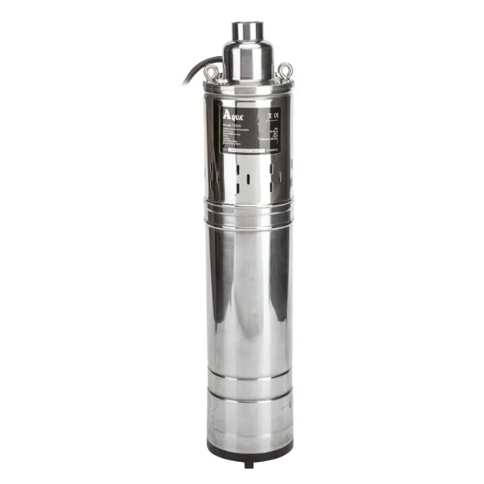 Pompa submersibila 4" cu snec, 750W, debit 28.3 l/min, inaltime pompare 80 m, Aqua 683016