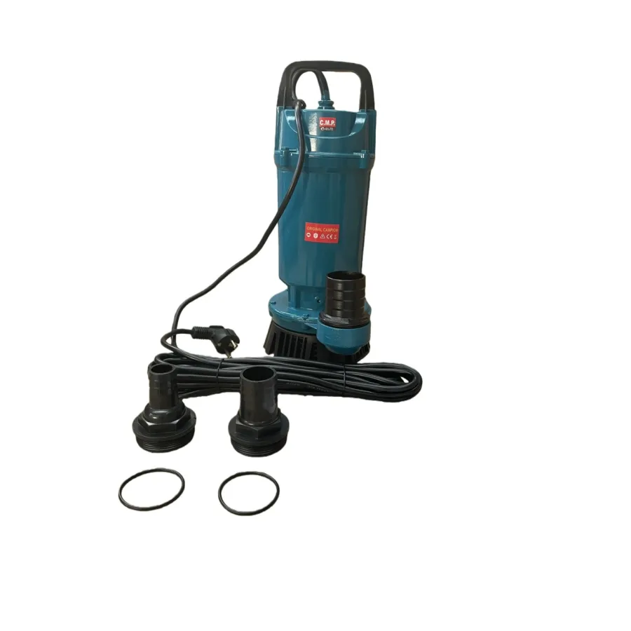 Pompa submersibila apa curata CMP1767 QDX10-35-1.1, 1.1kW, 1.5HP, debit 10 mc/h, inaltime refulare 35m, iesire 2" / 1.5" / 1", 2860RPM, 110-220V, fara plutitor