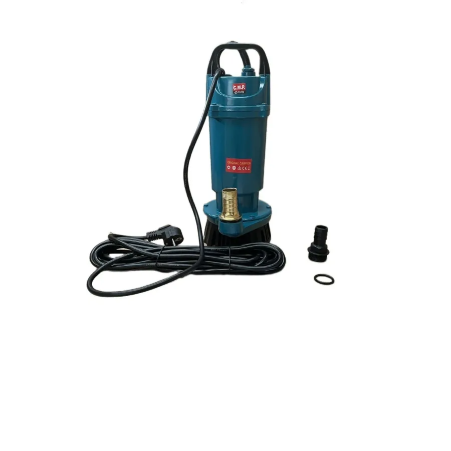 Pompa submersibila apa curata CMP1766 QDX3-25-0.75, 0.75kW, 1HP, debit 3 mc/h, inaltime refulare 25m, 2860RPM, 110-220V, fara plutitor