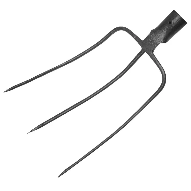 Furca Forjata Gri Carbon 8 inch, 3 dinti, Evotools 634189